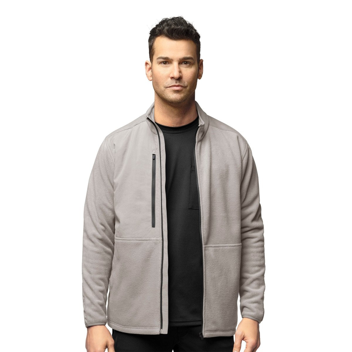 Men\'s Micro – Hub Jacket Zip Fleece Scrub