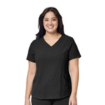 Load image into Gallery viewer, Women&#39;s V-Neck Top Plus Size - Scrub Hub
